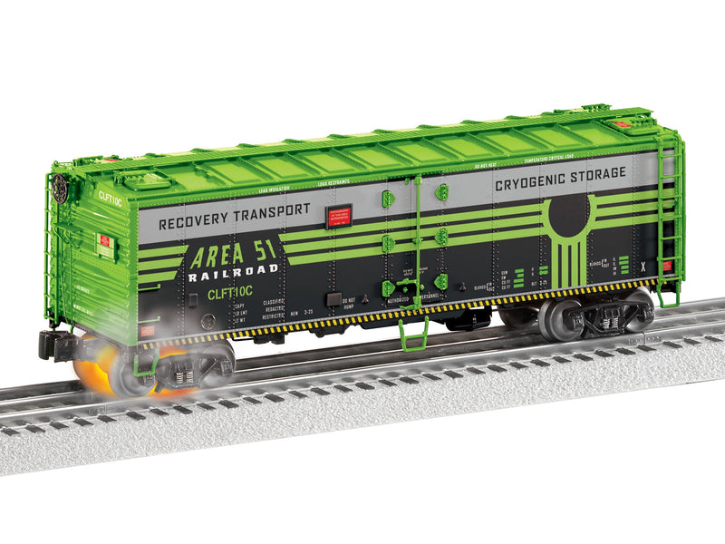 PREORDER Lionel 2-526340 O Steel Reefer with Hotbox Effects - 3-Rail - Ready to Run -- Area 51