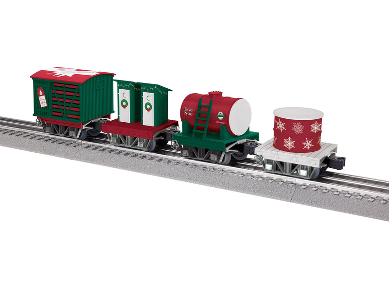 PREORDER Lionel O 2526640 Disconnect, Christmas (4-Pack) | 170.99