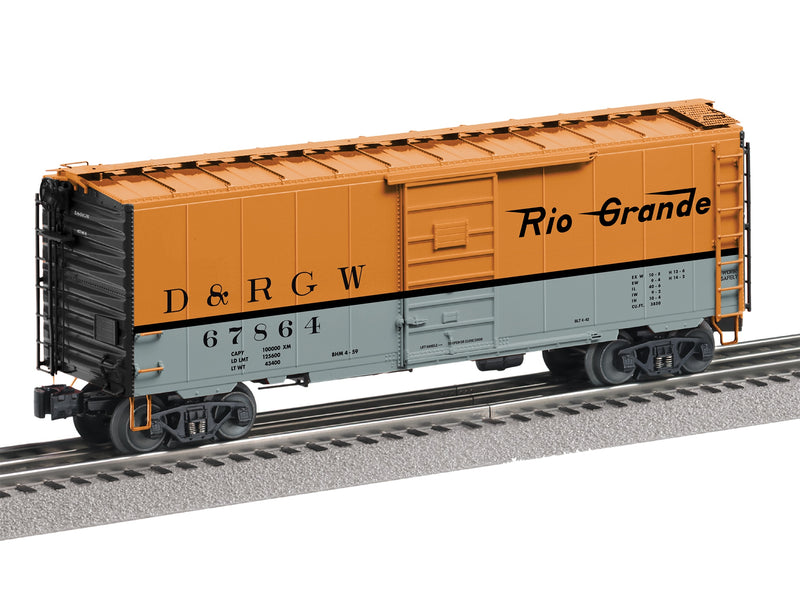 PREORDER Lionel O 2526660 Freightsounds PS-1 Boxcar, Denver & Rio Grande Western