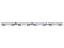 Lionel O 2527720 15" Aluminum Passenger Car, Reading (4-Pack) | 989.99