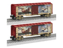 PREORDER Lionel O 2528410 Thomas Kinkade Boxcar, Disney Mickey & Minnie Evening Sleigh | 89.99