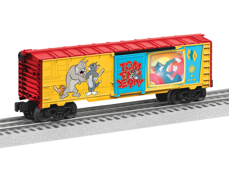 PREORDER Lionel O 2528530 Illuminated Cartoon Boxcar, Tom & Jerry | 134.99