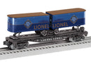 Lionel O 2528650 Flatcar with Piggyback Trailers, Lionel 125 Anniversary | 107.99