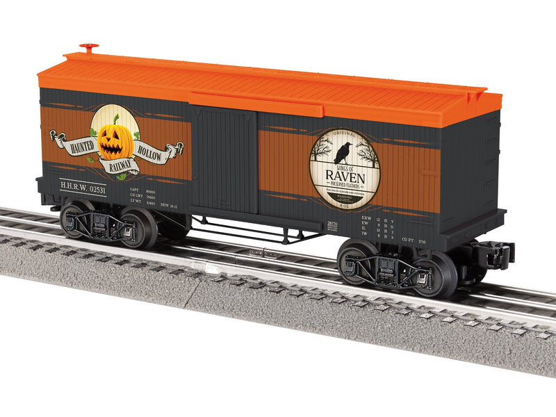 PREORDER Lionel O 2528770 Boxcar, Haunted Hollow Wings Of Raven