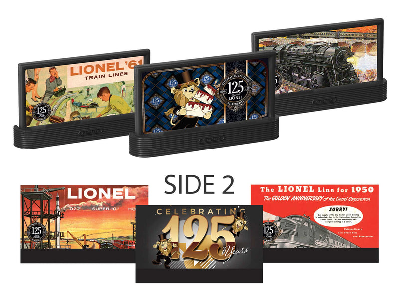 PREORDER Lionel O 2530050 Billboard Pack, Lionel 125th Anniversary | 26.99