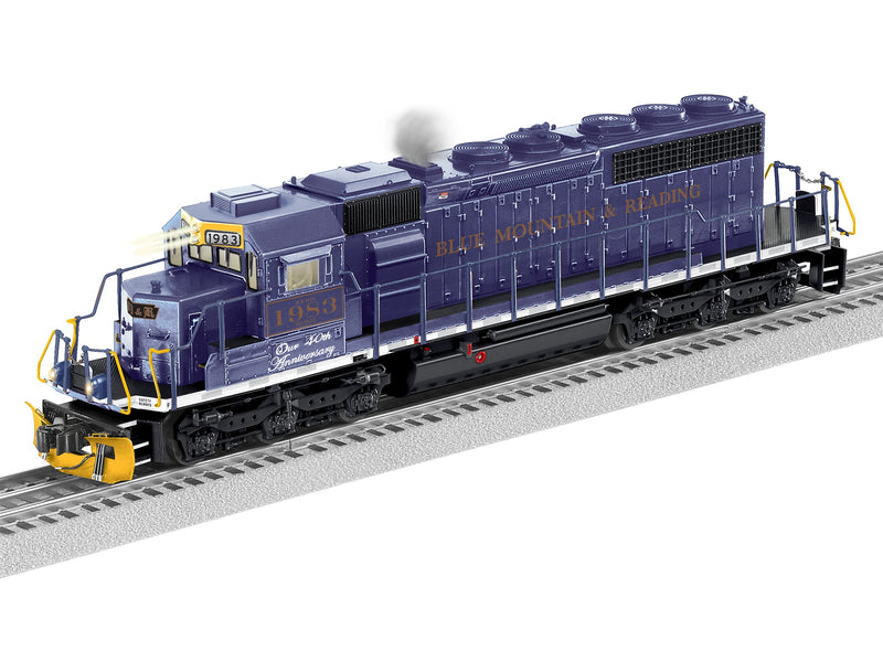 PREORDER Lionel 2-533420 O EMD SD40-2 - 3-Rail w/Legacy Sound, Control & Smoke -- Reading, Blue Mountain & Northern