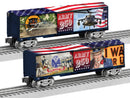PREORDER Lionel O 2538400 3-Rail Steel Boxcar, US Army 250th Anniversary