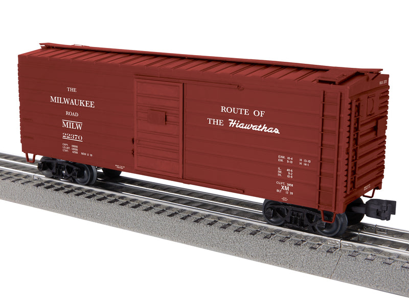 PREORDER Lionel 2-542011 O 40' Rib-Side Boxcar - 3-Rail - Ready to Run -- Milwaukee Road