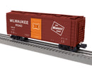 Lionel 2-542041 O 40' Rib-Side Boxcar w/Hatches - 3-Rail - Ready to Run -- Milwaukee Road