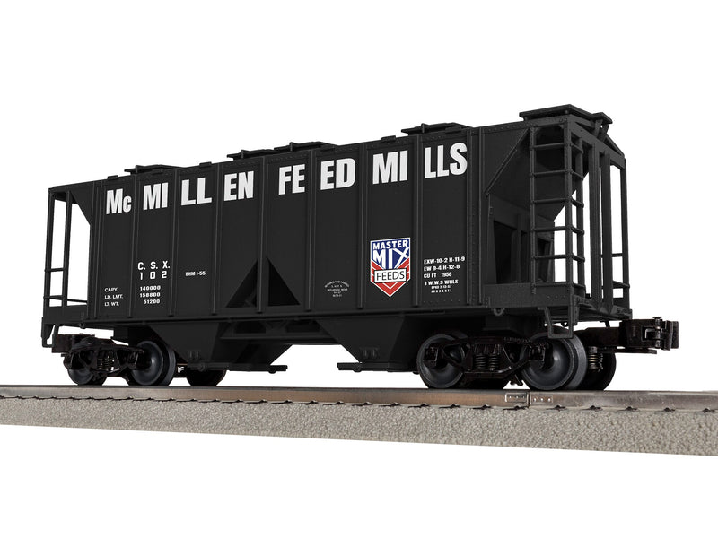 PREORDER Lionel 2-542101 O Class AC-2 2-Bay Covered Hopper - 3-Rail - Ready to Run -- McMillen Feed Mills