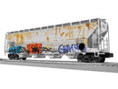 Lionel 2-542132 O ACF 4-Bay Covered Hopper - 3-Rail - Ready to Run -- ACFX