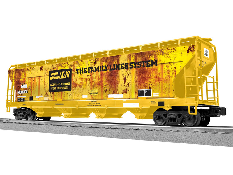 PREORDER Lionel 2-542162 O ACF 4-Bay Covered Hopper - 3-Rail - Ready to Run -- CSX