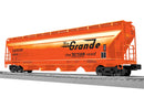 Lionel 2-542171 O ACF 4-Bay Covered Hopper - 3-Rail - Ready to Run -- Denver & Rio Grande Western