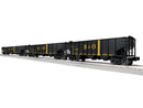 Lionel 2-542205 O 3-Bay Hopper Peaked Ends 3-Pack - Scale 3-Rail - Ready to Run -- Baltimore & Ohio