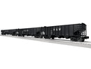 Lionel 2-542235 O 3-Bay Hopper Peaked Ends 3-Pack - Scale 3-Rail - Ready to Run -- Norfolk & Western