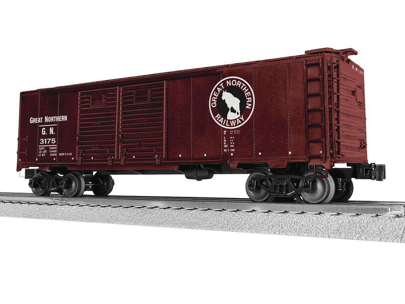 PREORDER Lionel O 2542432 40' Double Door Boxcar, Great Northern