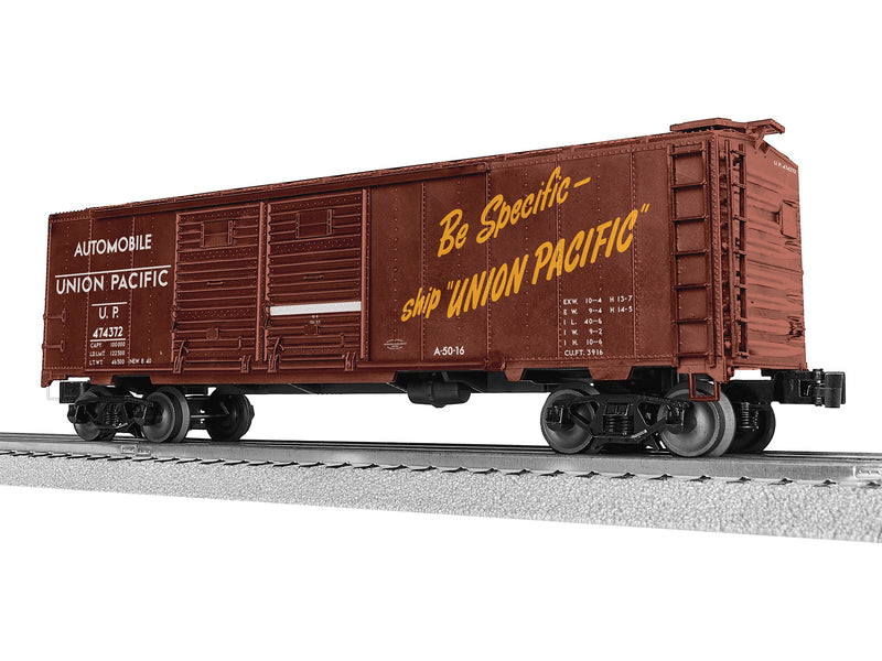 PREORDER Lionel O 2542462 40' Double Door Boxcar, Union Pacific