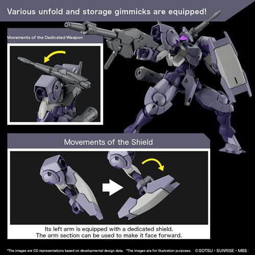 Mobile Suit Gundam: The Witch from Mercury Heindree Sturm High Grade 1:144 Scale Model Kit 2661364