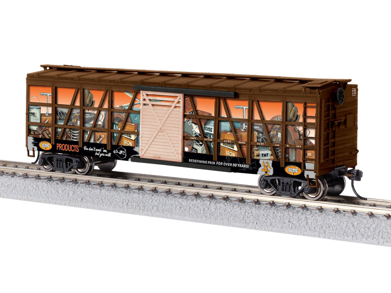 PREORDER Lionel HO 2554130 Boxcar, Looney Tunes ACME Factory