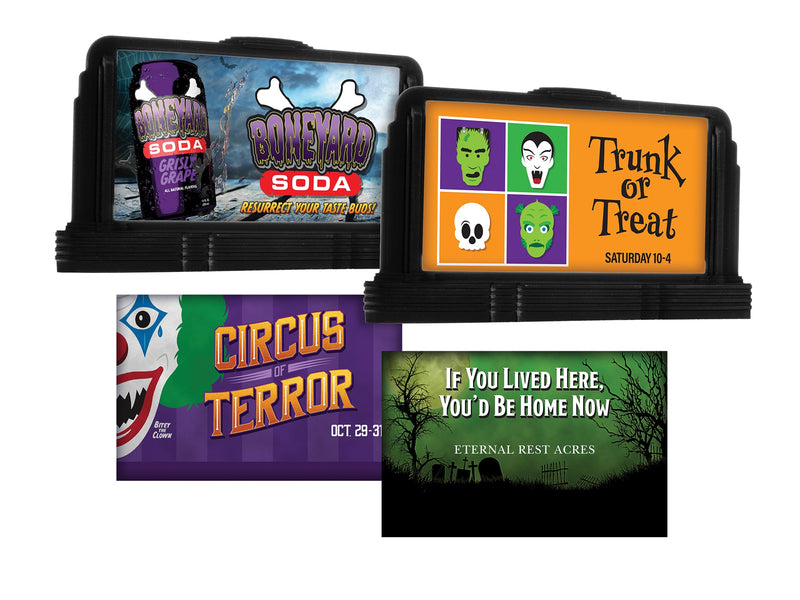 PREORDER Lionel HO 2557020 Halloween Billboard (2-Pack)