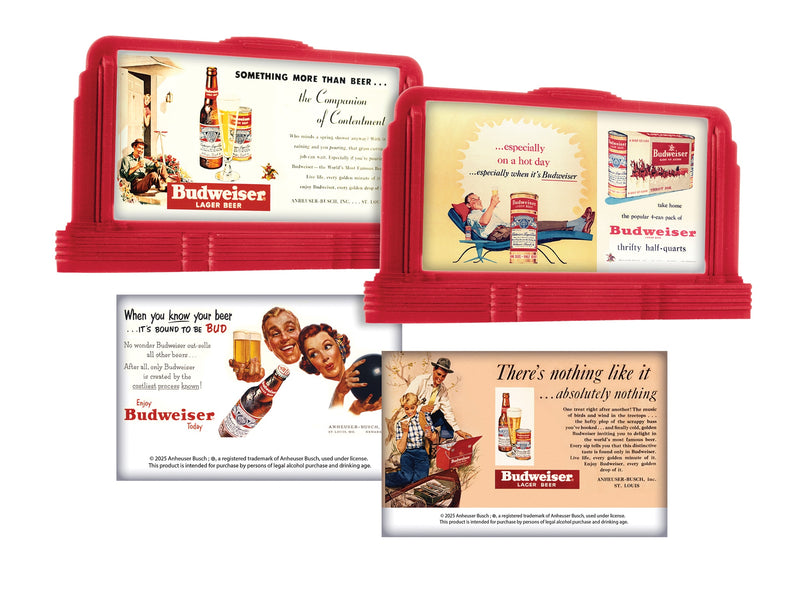 PREORDER Lionel HO 2557040 Anheuser Busch Budweiser Billboard (2-Pack)