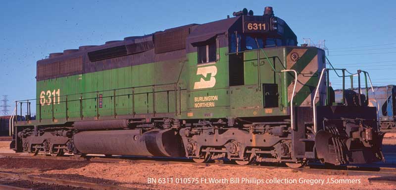 PREORDER Bowser HO 25667 Executive Line EMD SD40 Diesel Locomotive, Burlington Northern As built