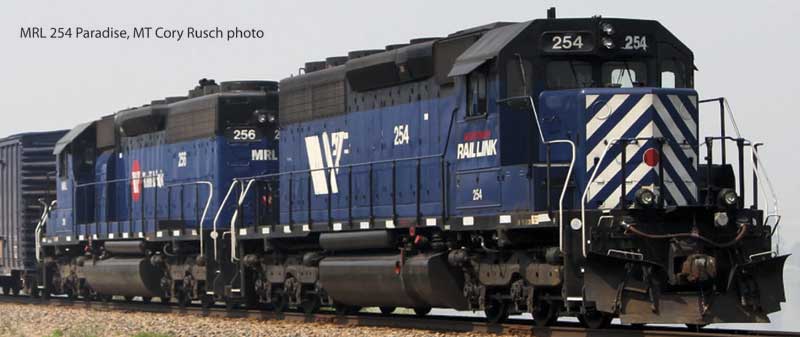 PREORDER Bowser HO 25672 Executive Line EMD SD40-2XR Diesel Locomotive, Montana Rail Link Lion Head