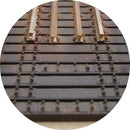Central Valley Model Works HO 19018 25' Bridge Tie Sections, 8 Sections & 4 25' Stringers for Code 100 with Skip Tie Code 83 Guard Rail