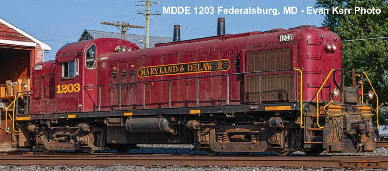 PREORDER Bowser HO 26031 Alco Juniata RS3M Diesel Locomotive, Maryland & Delaware