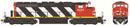 PREORDER Bowser HO 26201 SD40-2W DC CN 5256