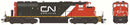 PREORDER Bowser HO 26226 SD40-2W DC CN 5262