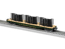 PREORDER Lionel O 2626140 PS-4 Flatcar with Auto Frame Load, Reading