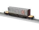 Lionel O 2626170 PS-4 Flatcar with Woodside Reefer Load, Rio Grande