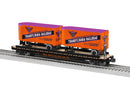 PREORDER Lionel O 2626180 PS-4 Flatcar with 2 20' Trailers, Transylvania