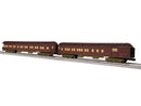 PREORDER Lionel O 2627010 Combine & Observation Passenger Car Set, Broadway Limited 1925 (2-Pack)