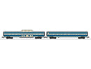 PREORDER Lionel O 2627170 Aluminum 18" Passenger, Texas & Pacific (2-Pack)