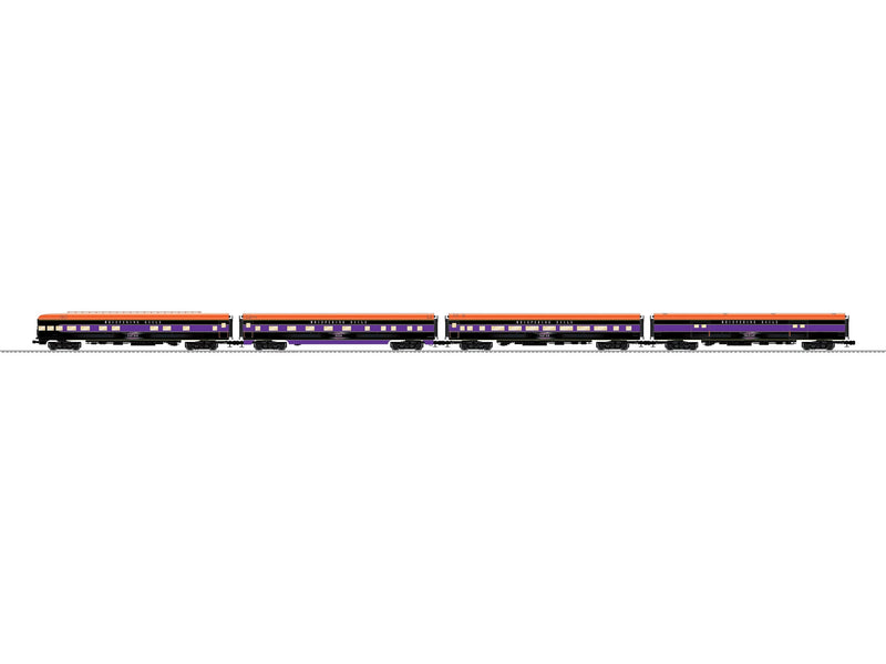 PREORDER Lionel O 2627230 Aluminum 18" Passenger Car, Halloween Whispering Rails (4-Pack)