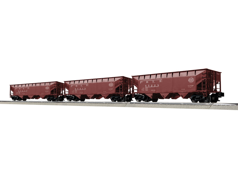 PREORDER Lionel O 2642185 3 Bay AAR Hopper Set B, Pittsburgh & Lake Erie (3-Pack)