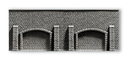 Noch 58058 Profi-Plus Scenic Components Arcade Wall Gray Brick
