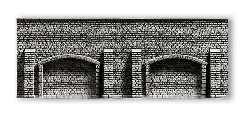 Noch 58058 Profi-Plus Scenic Components Arcade Wall Gray Brick