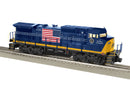 PREORDER Lionel O 2645050 3-Rail GE Dash 8-40CW with Sound, CSX Spirit of America