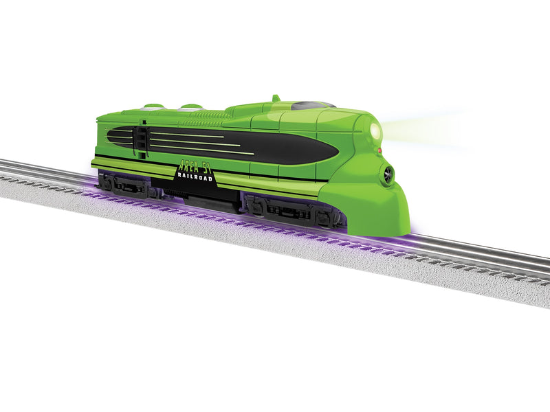 PREORDER Lionel O 2645110 LionChief Phantom Locomotive, Area 51
