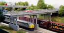 Rix Products N 153 1930s Highway Overpass with 4 Piers Kit, Scale Length: 150' 45.7m