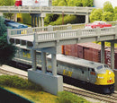 Rix Products N 152 1930s Highway Overpass, 50' Deck with Pier