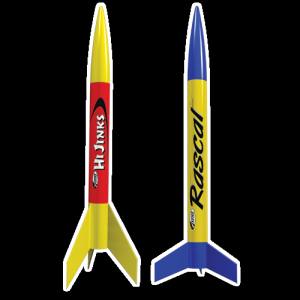 Estes 1499 Rascal/HiJinks Launch Set/2 Rockets  E2X