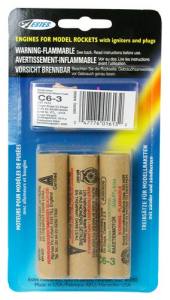 Estes Rockets 1613 C6-3 Engines - 3 pack