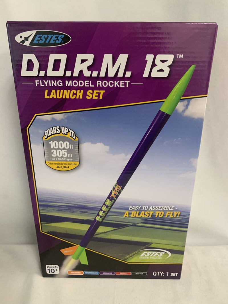 Estes Rockets 3237 Dorm 18 Launch Set Hobby Distributor Exclusive Skill BEG