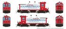 PREORDER Rapido HO 27110 EMD SW9, Soo Line (2-Pack)