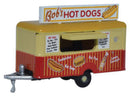 Oxford Diecast N NTRAIL001 Concession Trailer, Assembled, Bobs Hot Dogs (beige, red)