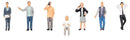 Faller HO 151651 Office Workers (7)